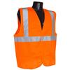 Radians SV2OS5X Class 2 Solid Safety Vest, Orange, 5 Extra Large view 1
