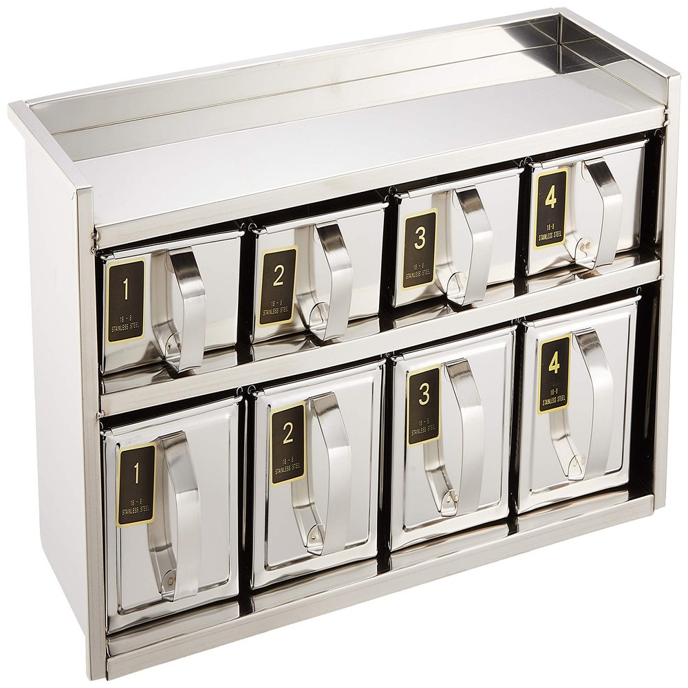 EBM 18-8 Drawer Type, Yakumi, 2 Tiers, 8 Pieces