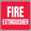 ACCUFORM Safety Sign: FIRE Extinguisher (RED (MFXG588VP) view 1