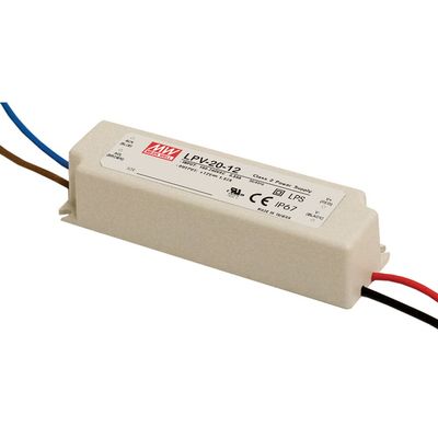 MEAN WELL LPV-20-24 AC-DC Power Supply Enclosed LED Single Output 24V