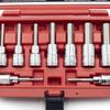 Genius Tools 9Piece 1/2" Dr. Metric Hex Bit Socket Set BS-409H view 4