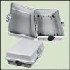 PLESIU WLanParts Enclosure 9X6x3 Inch Outdoor 1-Port Gray view 2