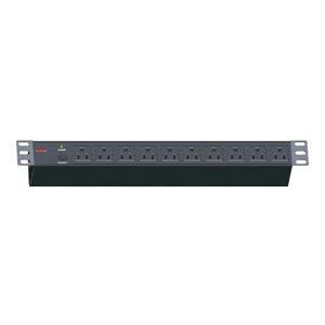 10 Outlet Overload Circuit Breaker Protection Power Distribution Unit