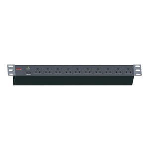 10 Outlet Overload Circuit Breaker Protection Power Distribution Unit