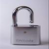 Sesamee KCR0436 4 Dial Bottom Resettable Combination Chrome Plated Padlock with 1-Inch Hardened Steel Shackle and 10000 Potential Combinations view 1