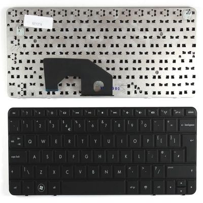 Keyboards4Laptops UK Layout Black Frame Black Replacement Laptop Keyboard Compatible with HP Mini 210-1003SA