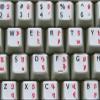 4Keyboard Armenian-English Non-Transparent Keyboard Decals White Background for Desktop, Laptop and Notebook view 3