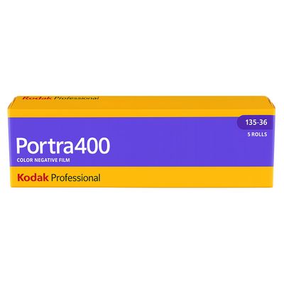 KODAK Portra 400 Professional ISO 400, 35mm, 36 Exposures, Color Negative Film (5 Roll per Pack )
