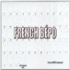 French BEPO Keyboard Stickers with White Lettering ON Clear Transparent Background for Desktop, Laptop and Notebook view 4