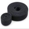 Secure 3/4 Inch Continuous Black Hook and Loop Wrap for Cable Management and Organization in Home or Office - 25 Yards view 2