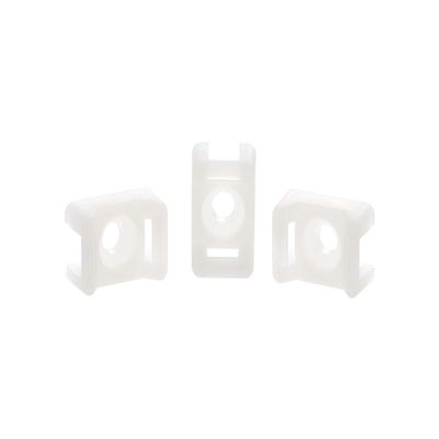 3.5 mm Natural Saddle Tie Mount - 100 Pack