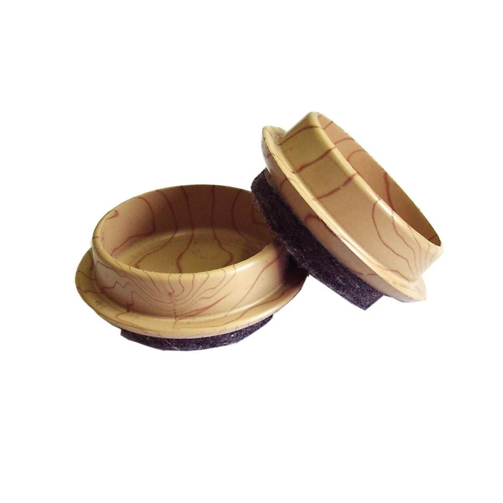 Shepherd Hardware 9363 1-3/4-Inch FeltGard Furniture Cups, 4-Pack, Woodgrain