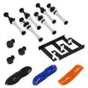 Fotodiox Triple-Roller Roll Paper Drive Set with Wall Mount Support for Mounting 3X Paper Background Roll view 1