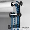 Fotodiox Triple-Roller Roll Paper Drive Set with Wall Mount Support for Mounting 3X Paper Background Roll view 2