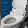 Bio Bidet BB1000 Warm Water Bidet Seat, Air Dryer, Heated Seat with Slow Close Lid, Remote Control, Elongated view 4