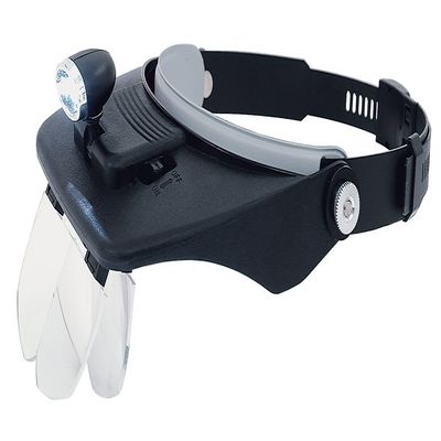 Shinwa Sokutei Binocular Head Loupe W-5 with LED light (75737) (Japan Import)