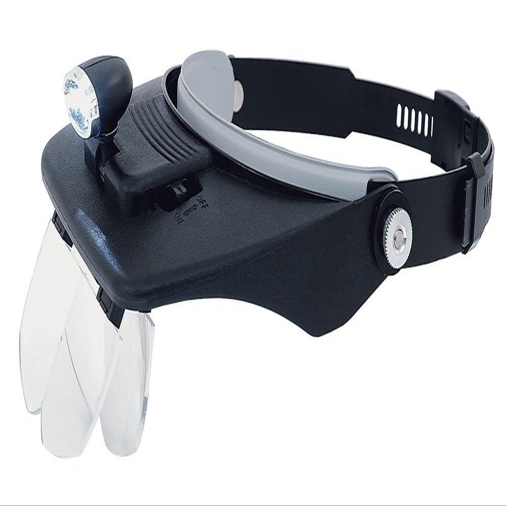 Shinwa Sokutei Binocular Head Loupe W-5 with LED light (75737) (Japan Import)