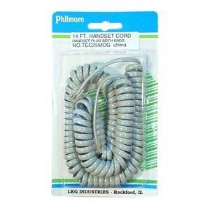Retractable Handset Cord, 14' : TEC25MOG