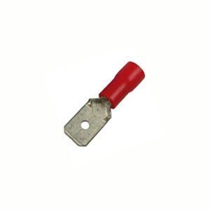 22-18AWG Insulated Male Quick Connect Terminals - 12 Pack : 65-5521