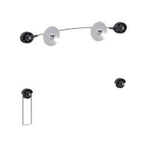 Ultra Slim Thin Picture Style Hanger Wall Mount for Samsung 6400 Series 40"/46"/55" LED HDTV TV/Television