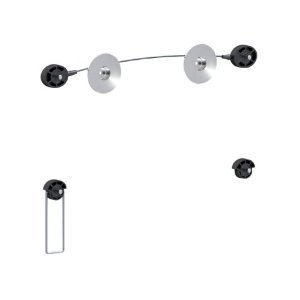 Ultra Slim Thin Picture Style Hanger Wall Mount for Samsung 6400 Series 40"/46"/55" LED HDTV TV/Television