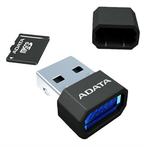 Adata 8GB Class 6 Microsdhc Card with Micro Sd/sdhc Reader - AUSDH8GCL6-RM3BKBL