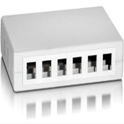 equip 12-Port Keystone toputzgehuse  Outlet Boxe (170 mm, 38 mm, 38 mm)