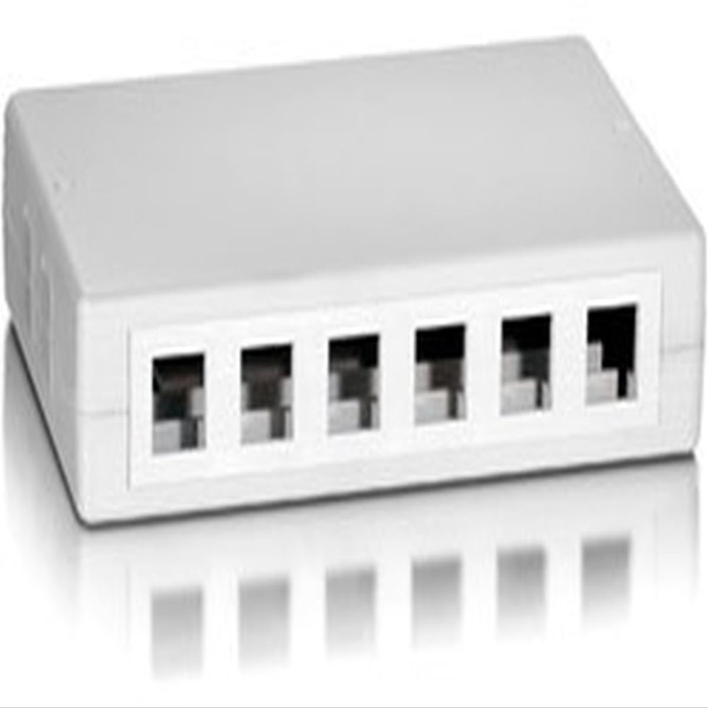 equip 12-Port Keystone toputzgehuse Outlet Boxe (170 mm, 38 mm, 38 mm)