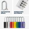 ABUS AB145/20 AZUL Padlock, Blue, 20 view 3