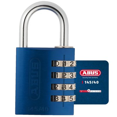 ABUS AB145/40 AZUL Padlock, Blue, 40