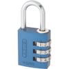 ABUS AB145/30 AZUL Padlock, Blue, 30 view 1