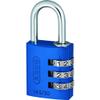 ABUS AB145/30 AZUL Padlock, Blue, 30 view 3