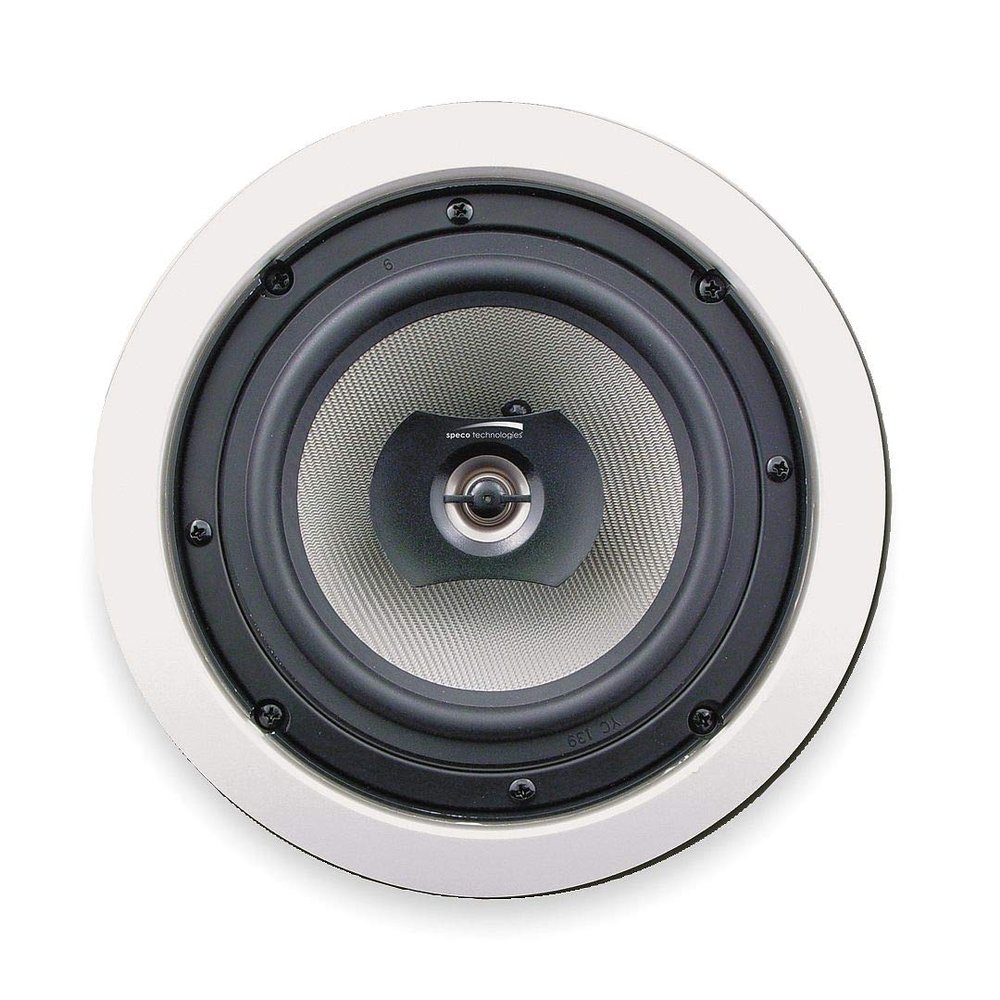 Speco Technologies Speakers, 5 1/4 In, In-Ceiling, PK2 - SPCBC5