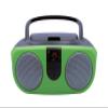 Sylvania SRCD243 Portable CD Player with AM/FM Radio, Boombox(Green) view 1