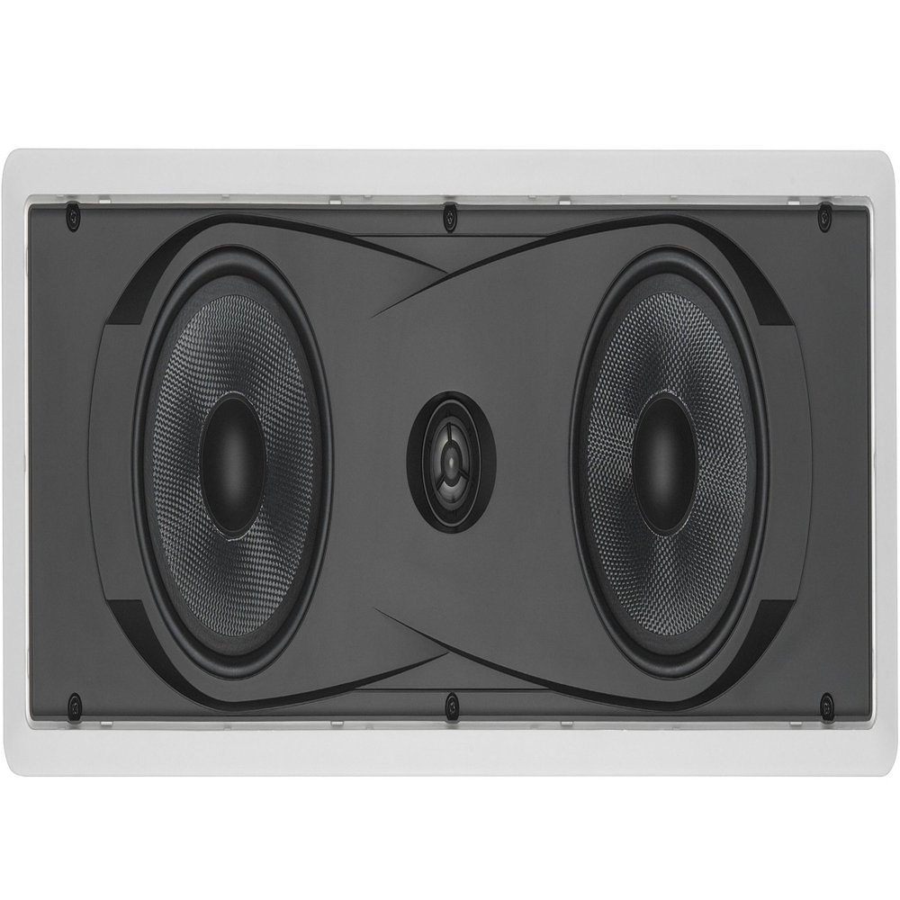 Yamaha in-Wall 150 watts Natural Sound 2-Way Speaker with 1" Titanium Dome Swivel Tweeter & Dual 6-1/2" Kevlar Cone Woofers for Enhanced Center Channel,
