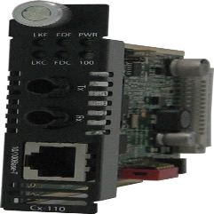 Perle C-110-S2ST40 Fast Ethernet Media Converter
