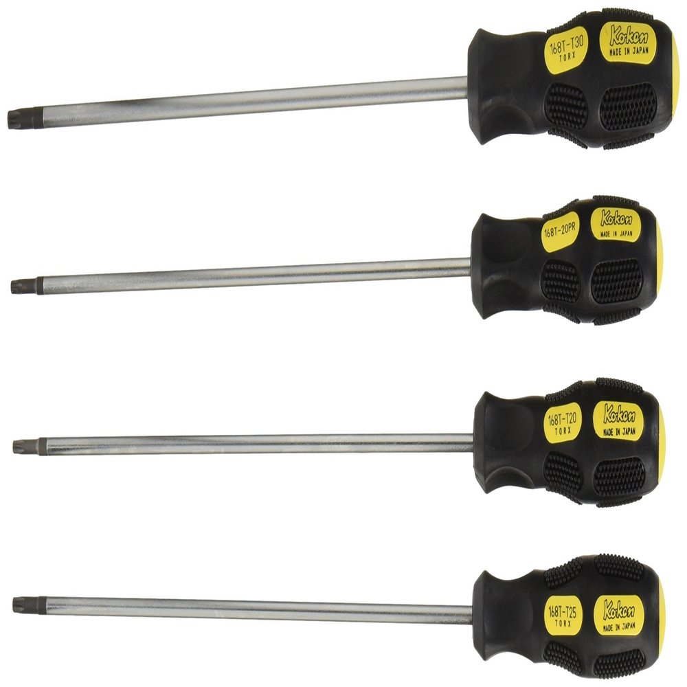 Ko-ken 1212 4 Piece TORX Screwdriver Set