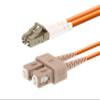 OM1 - Multi-Mode Duplex 62.5/125 Fiber Optic Patch Cable (2 Meter, LC - SC) view 1