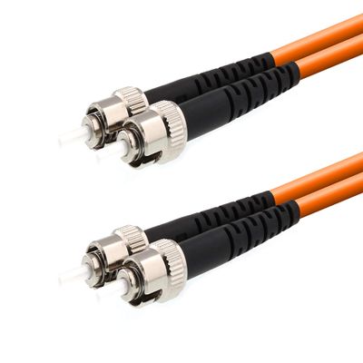 OM1 - Multi-Mode Duplex 62.5/125 Fiber Optic Patch Cable (10 Meter, ST - ST)