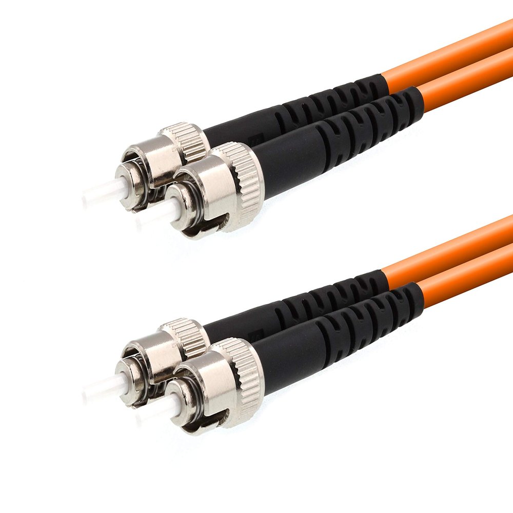 OM1 - Multi-Mode Duplex 62.5/125 Fiber Optic Patch Cable (10 Meter, ST - ST)
