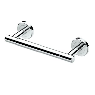 Gatco 4243B Latitude II Toilet Paper Holder, Wall Mounted Bathroom Tissue Holder, Chrome