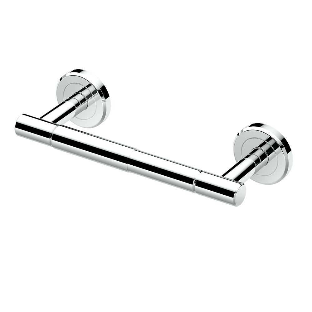 Gatco 4243B Latitude II Toilet Paper Holder, Wall Mounted Bathroom Tissue Holder, Chrome