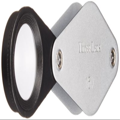 MIZAR-TEC RC-1316 High Magnification Loupe, 16x Magnification, Lens Diameter 0.5 inches (13 mm), Made in Japan