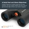 Celestron - Outland X 10x25 Binoculars  Ideal for Birding and Outdoors  25mm Objective Lenses  6.2 Field of View  BaK-4 Prisms  Multi-Coated  Waterproof and Fogproof view 2