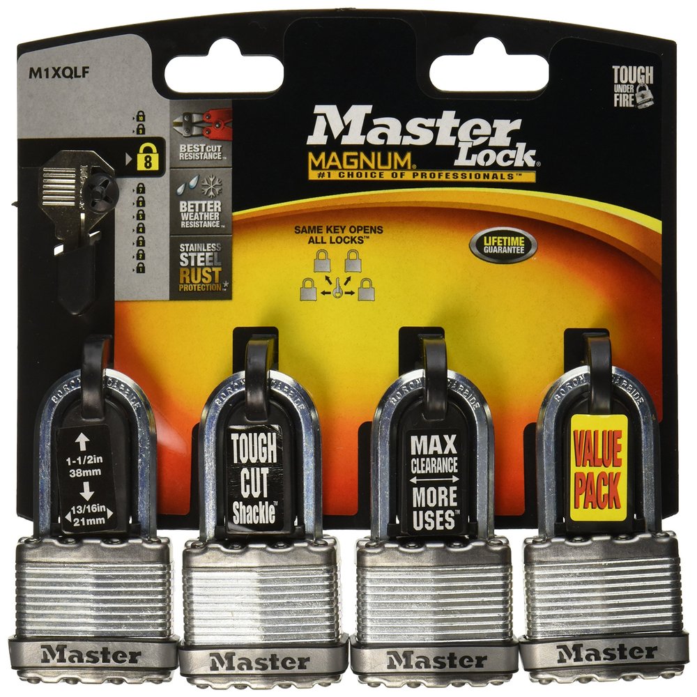 Master Lock M1XQLF Magnum Keyed Padlock