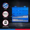 NEIKO 10288A Allen Hex Bit Socket Set, 32 Piece SAE and Metric Allen Socket Set, Allen Head Hex Key Socket Set Made with S2 Steel view 4
