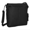 NBA Golden State Warriors Black Leather Laptop Messenger Bag view 2