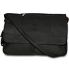 NBA New Orleans Hornets Black Leather Laptop Messenger Bag view 1