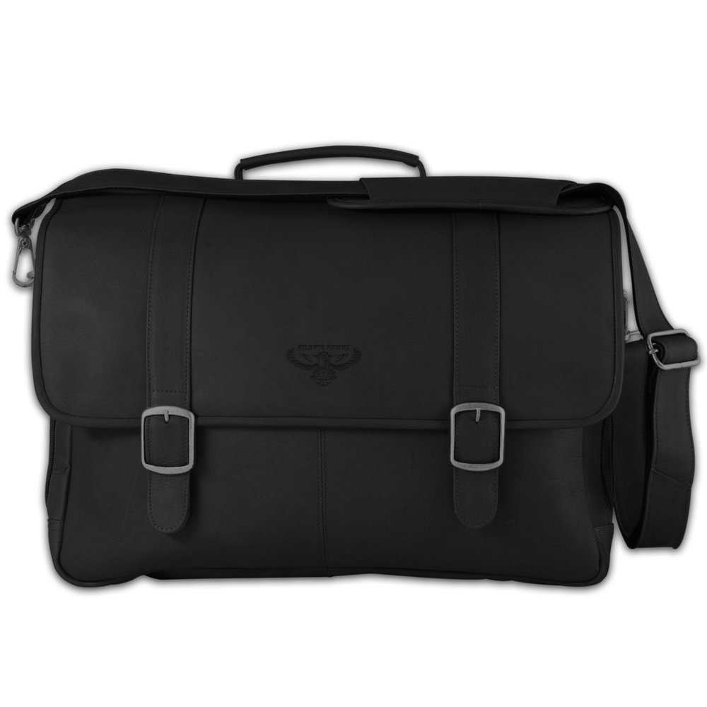 NBA Atlanta Hawks Black Leather Porthole Case
