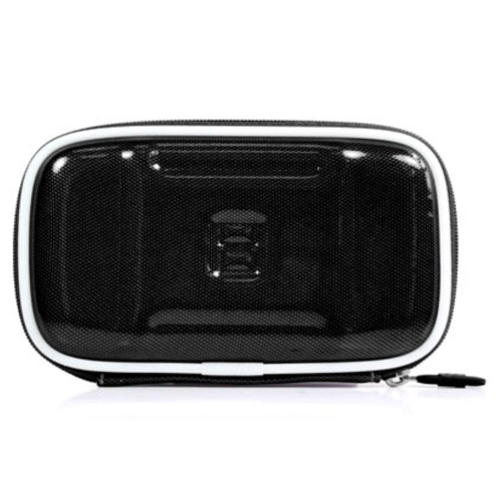 Kroo CARBON Hard Case for 4.3-Inch GPS/Portable Hard Drive/Ultra HD Camcorders (Black)